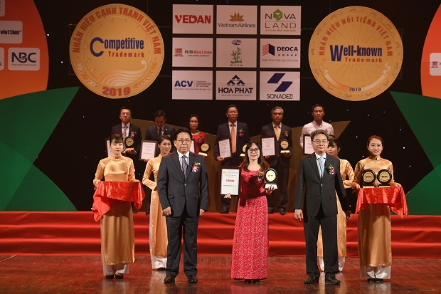 Công ty Vedan Việt Nam được trao chứng nhận nhãn hiệu nổi tiếng Việt Nam 2019