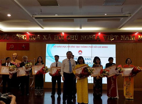 Thành phố Hồ Chí Minh vinh danh 21 Nhà giáo ưu tú