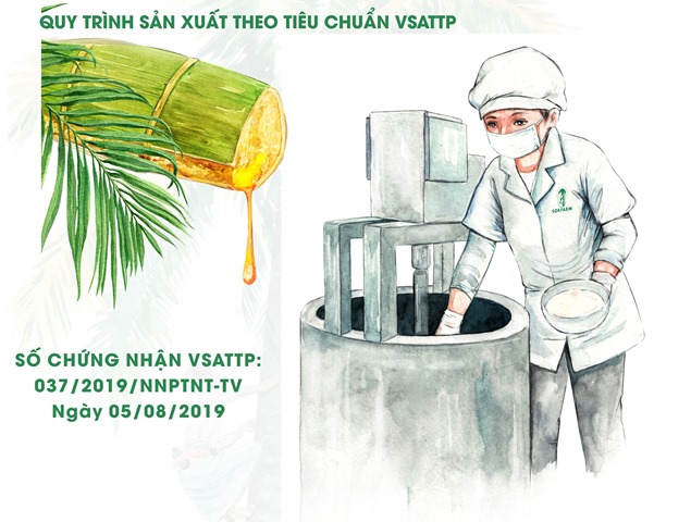 Sokfarm - sản phẩm mật hoa dừa lần đầu tiên được sản xuất ở Việt Nam